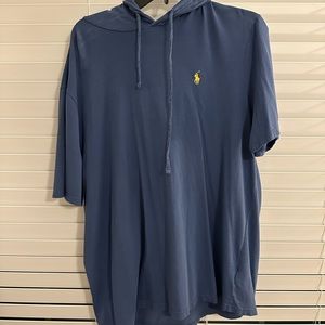 Ralph Lauren Blue Hooded Shirt